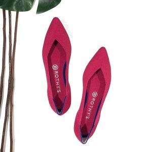 Rothy’s Hot Pink Point Flats 7.5